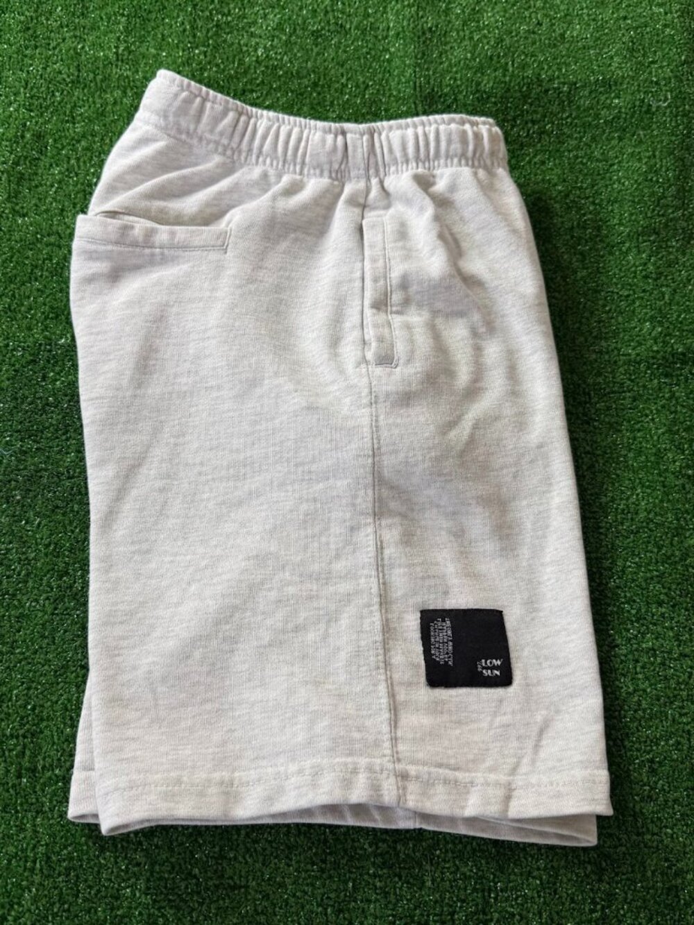 Zara Kids Boys Heather Gray French Terry Shorts Size 13-14 Elastic Waist Pockets